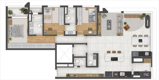 Apartamento à venda com 131m², 3 quartos com vaga - 23