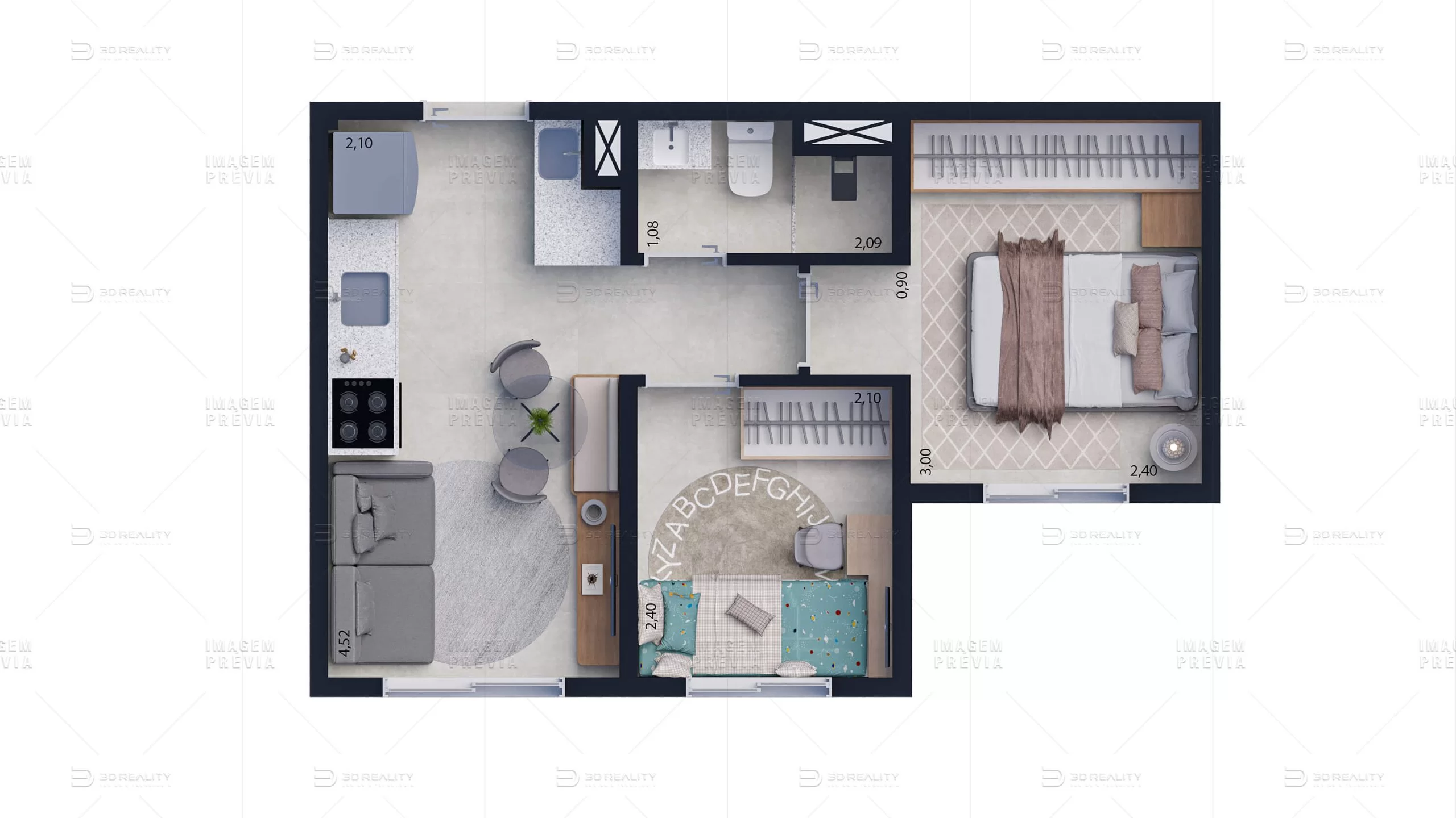Apartamento à venda com 31m², 2 quartos sem vaga - 20