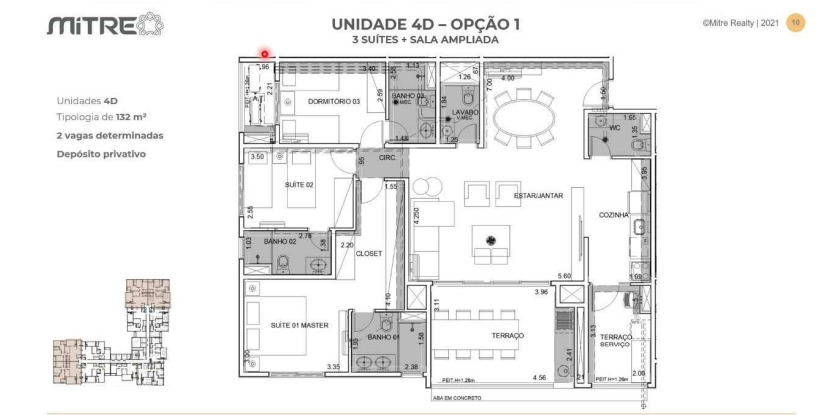 Apartamento à venda com 132m², 3 quartos com vaga - 16