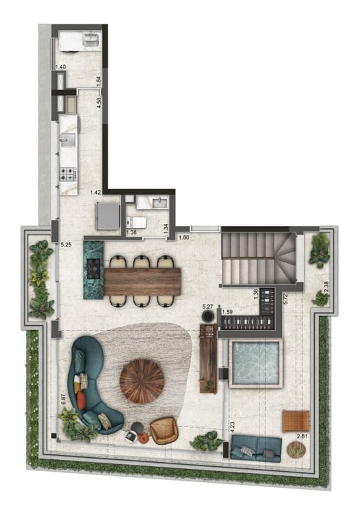 Apartamento à venda com 182m², 3 quartos com vaga - 20