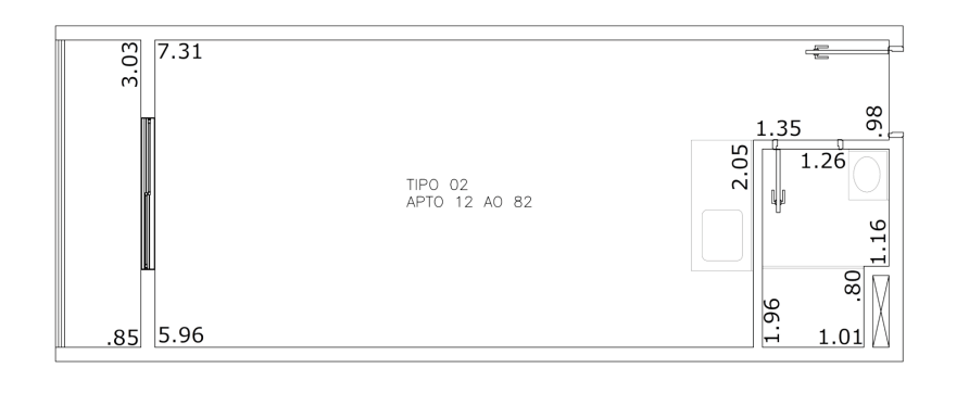 Studio à venda com 27m², 0 quartos sem vaga - 23