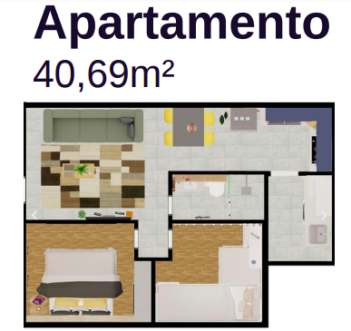 Apartamento à venda com 40m², 2 quartos sem vaga - 8