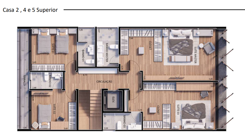 Apartamento à venda com 393m², 5 quartos com vaga - 11