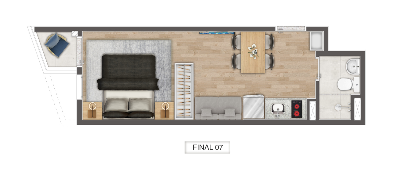 Apartamento à venda com 24m², 0 quartos sem vaga - 10