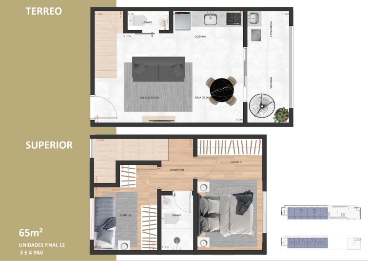 Apartamento à venda com 65m², 2 quartos sem vaga - 11