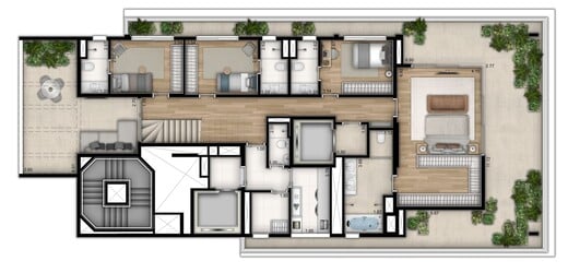Apartamento à venda com 427m², 4 quartos com vaga - 22
