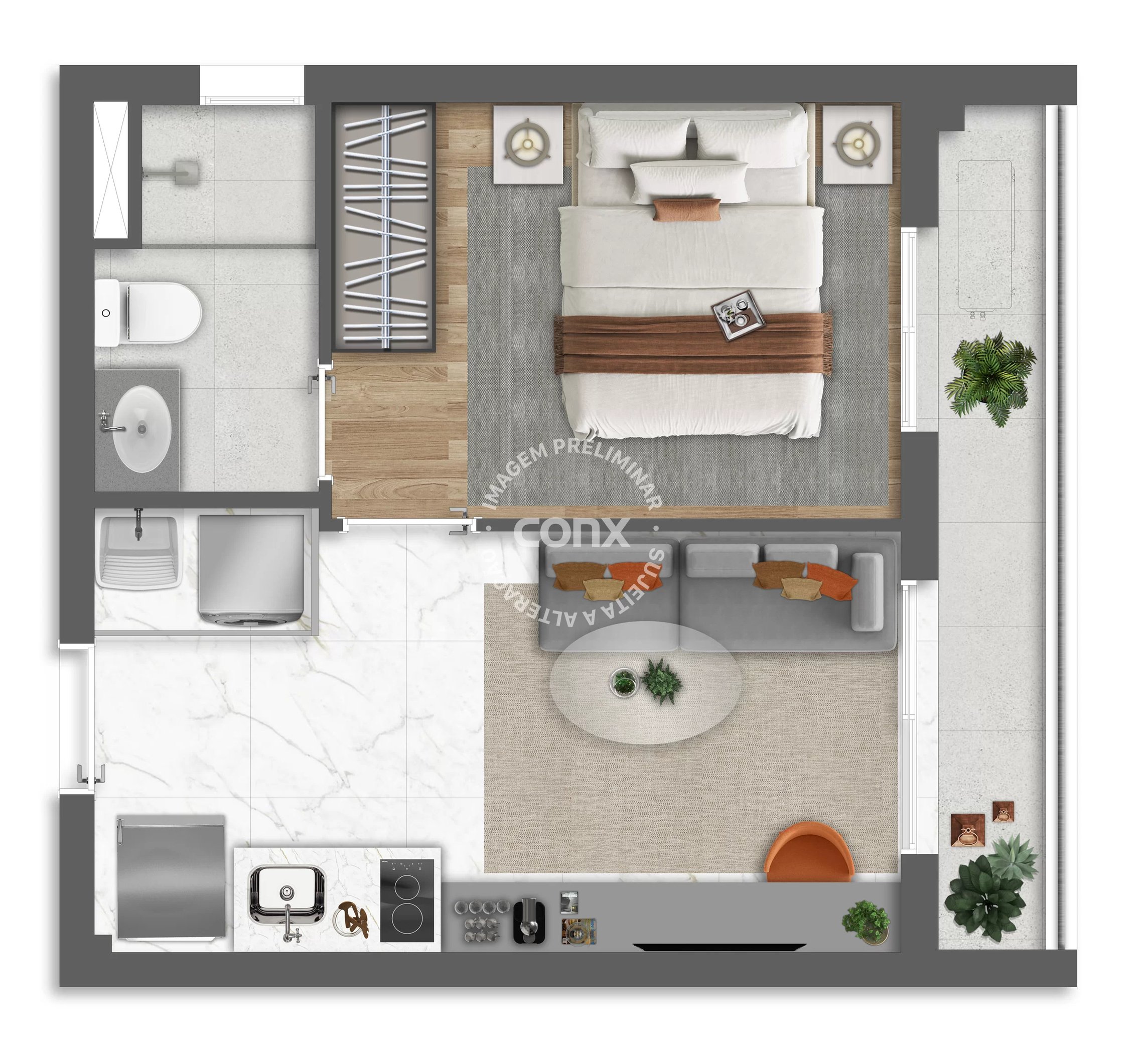 Apartamento à venda com 29m², 0 quartos sem vaga - 17
