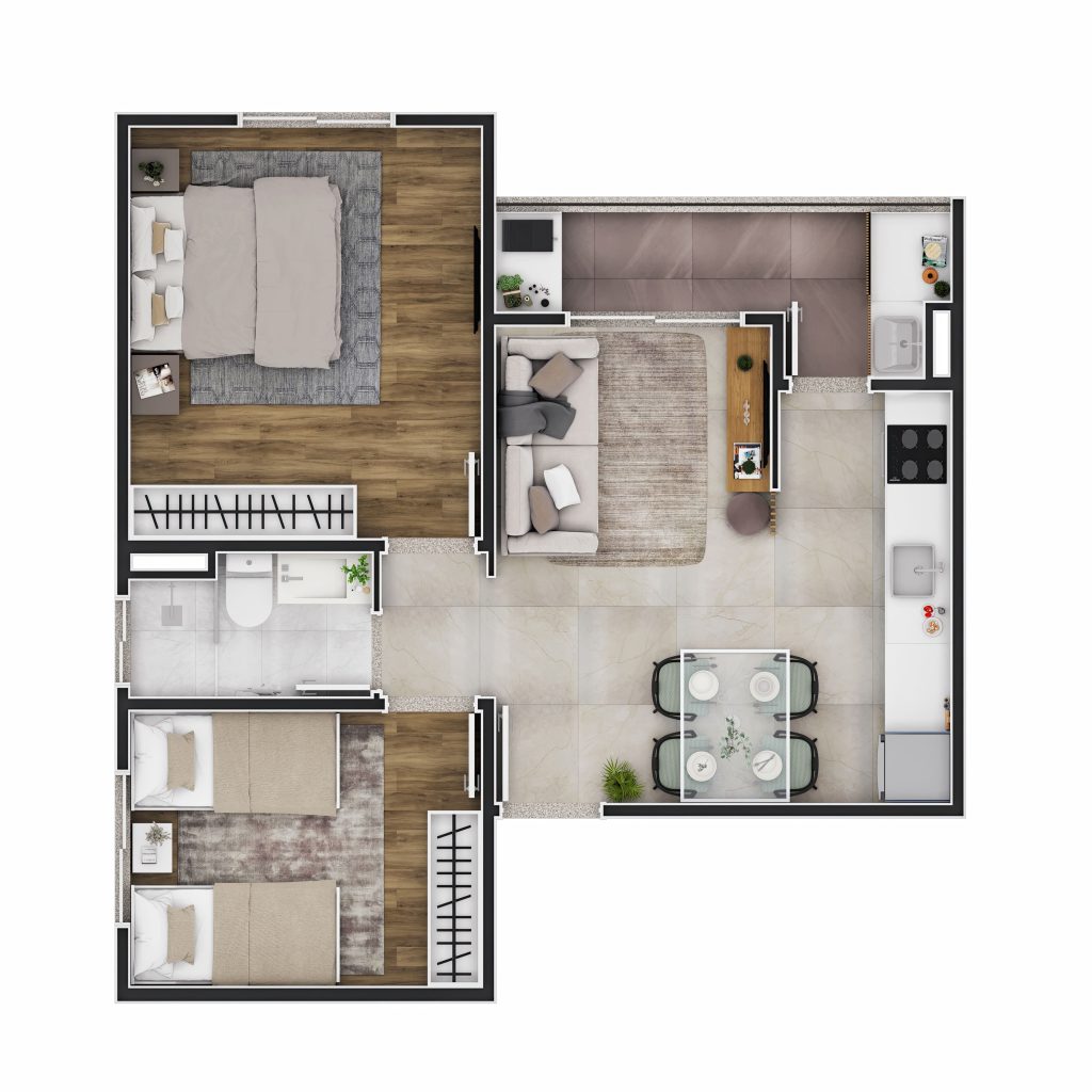 Apartamento à venda com 52m², 2 quartos com vaga - 16