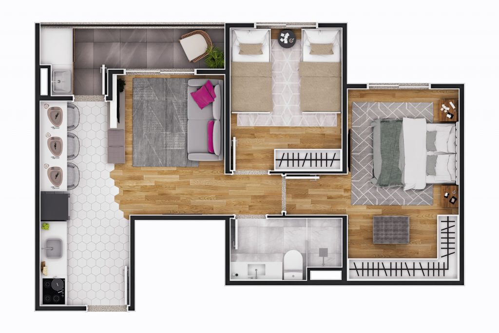 Apartamento à venda com 52m², 2 quartos com vaga - 15