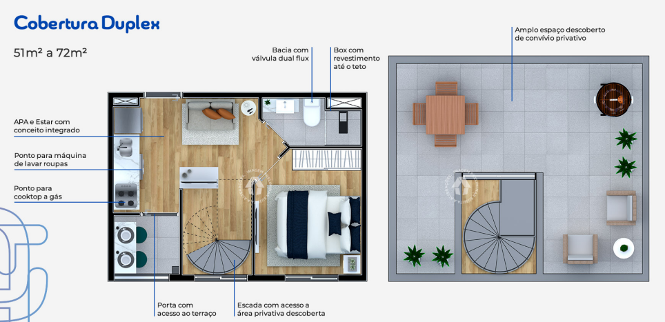 Apartamento à venda com 72m², 1 quarto sem vaga - 18