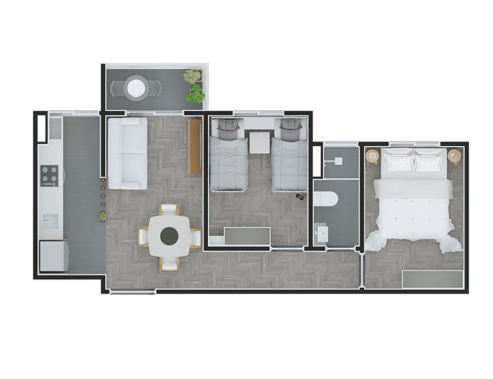 Apartamento à venda com 47m², 2 quartos com vaga - 20