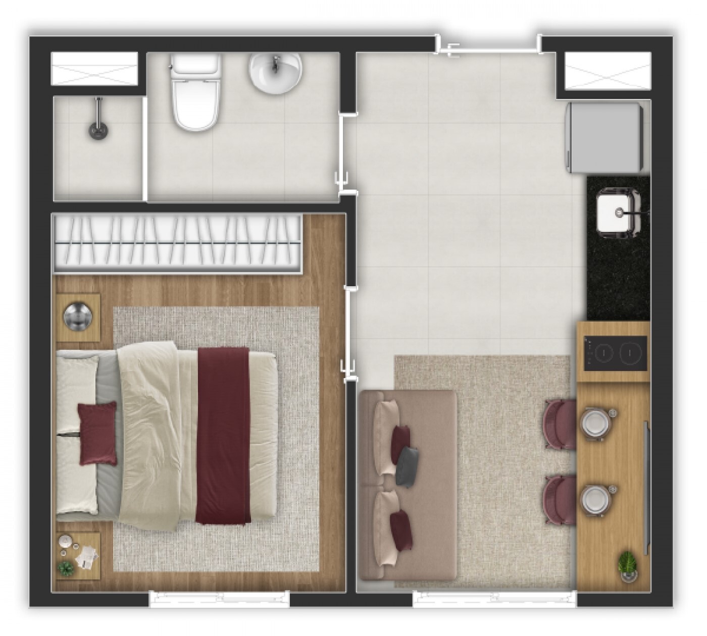Apartamento à venda com 24m², 2 quartos sem vaga - 20