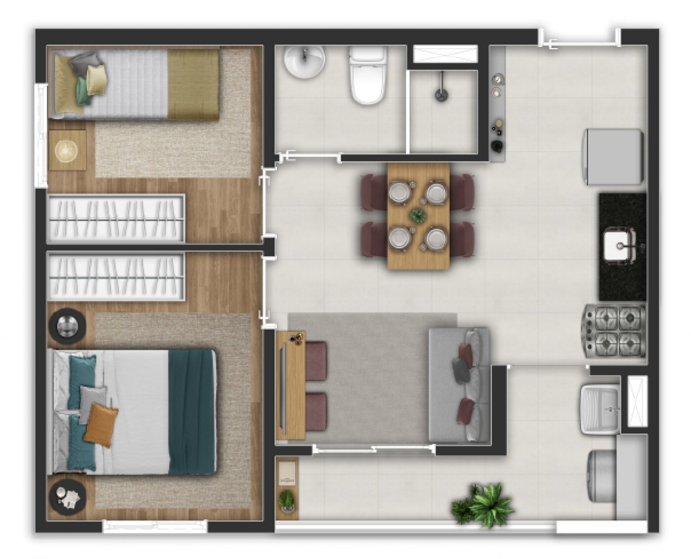 Apartamento à venda com 38m², 2 quartos com vaga - 20