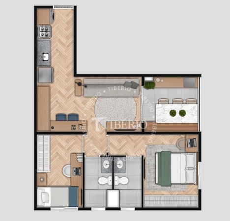 Apartamento à venda com 48m², 2 quartos com vaga - 39