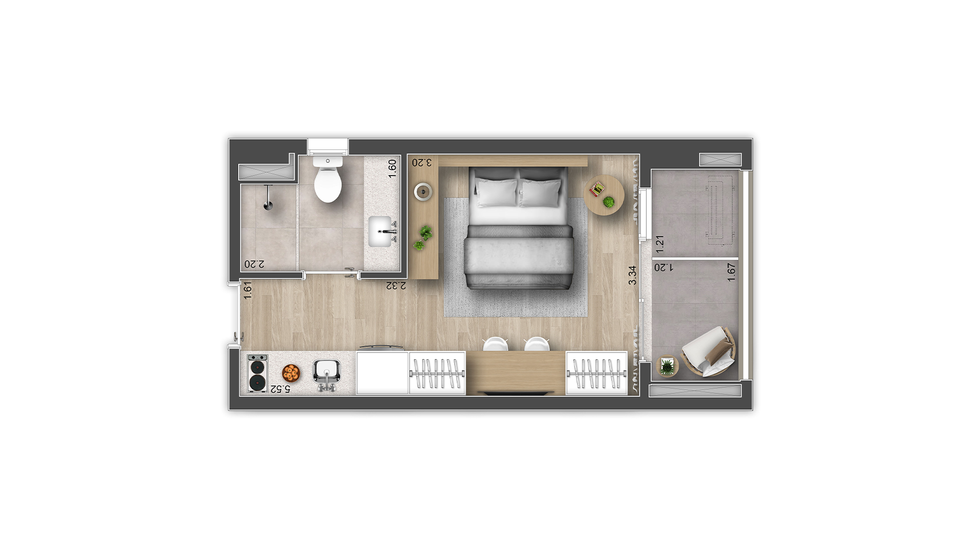 Apartamento à venda com 25m², 0 quartos sem vaga - 18