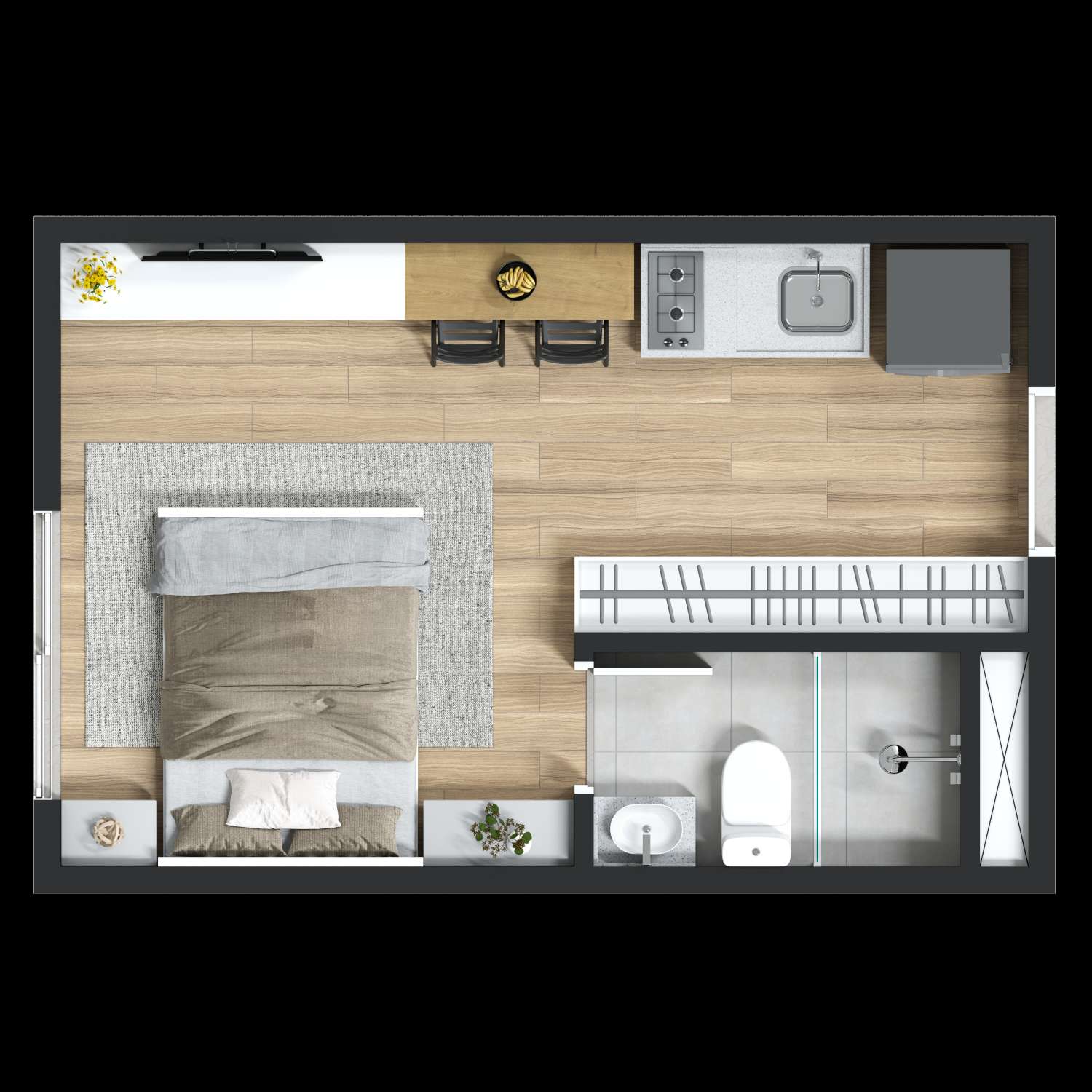 Studio à venda com 18m², 0 quartos sem vaga - 26