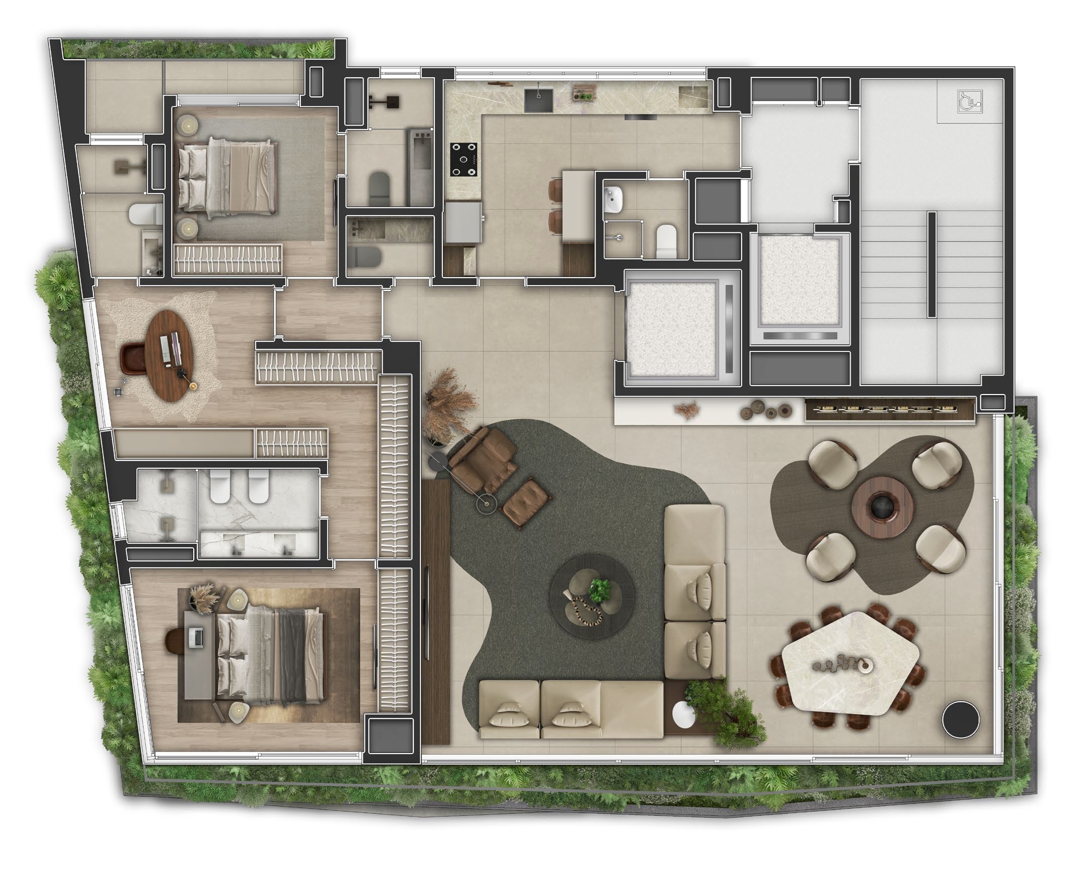 Apartamento à venda com 200m², 3 quartos com vaga - 12