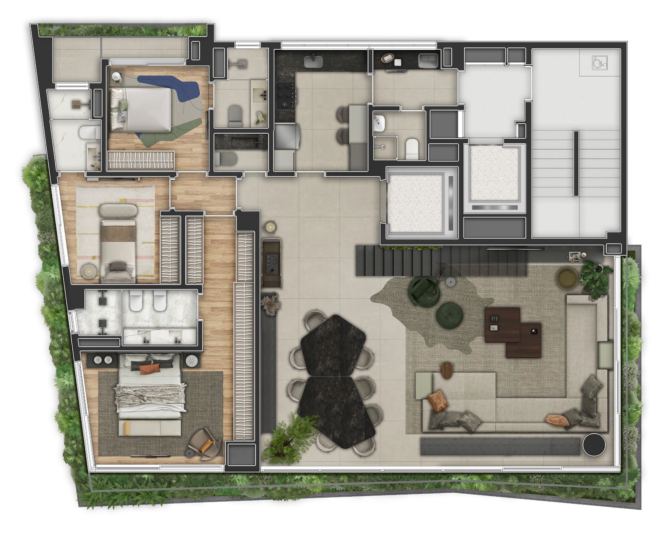 Apartamento à venda com 390m², 3 quartos com vaga - 11