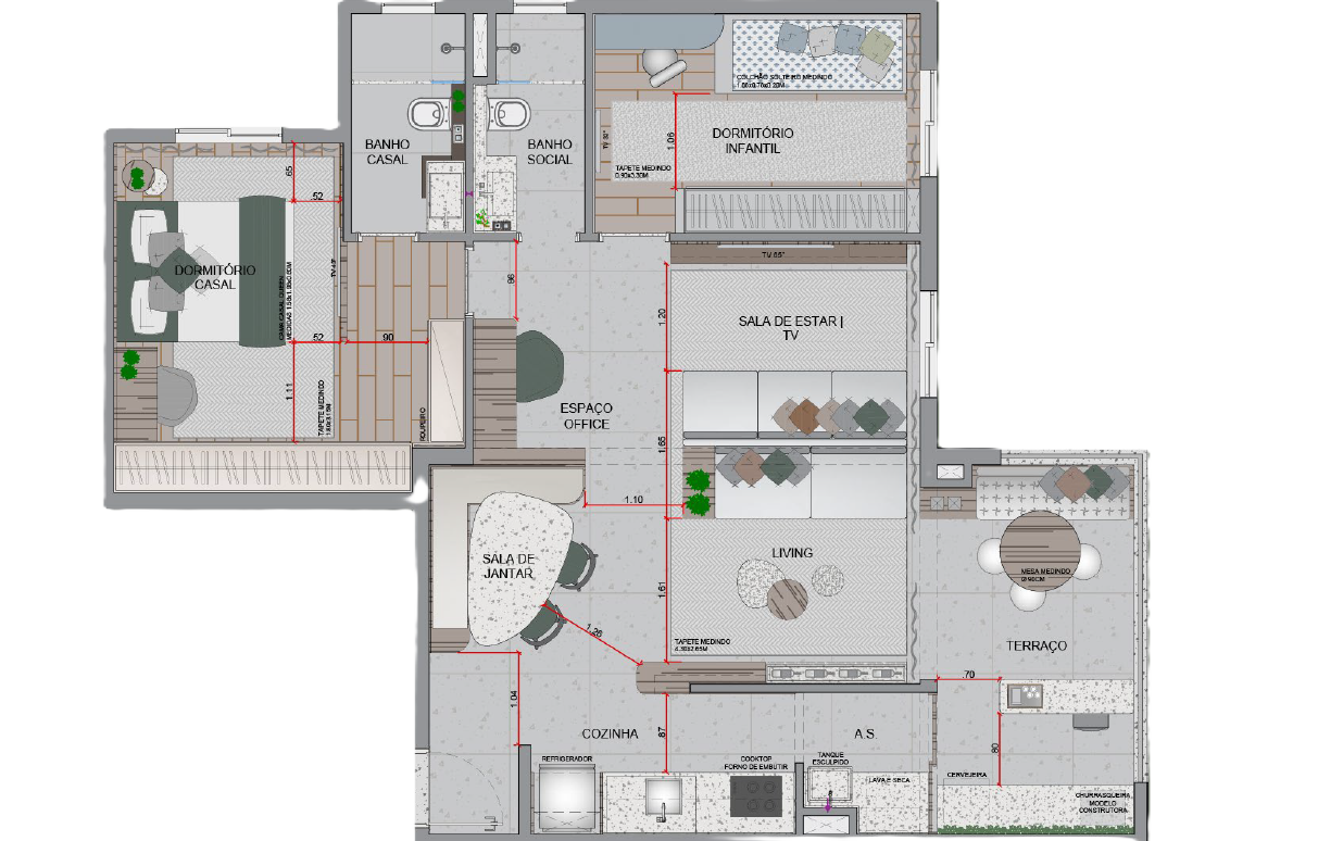 Apartamento à venda com 81m², 2 quartos com vaga - 12