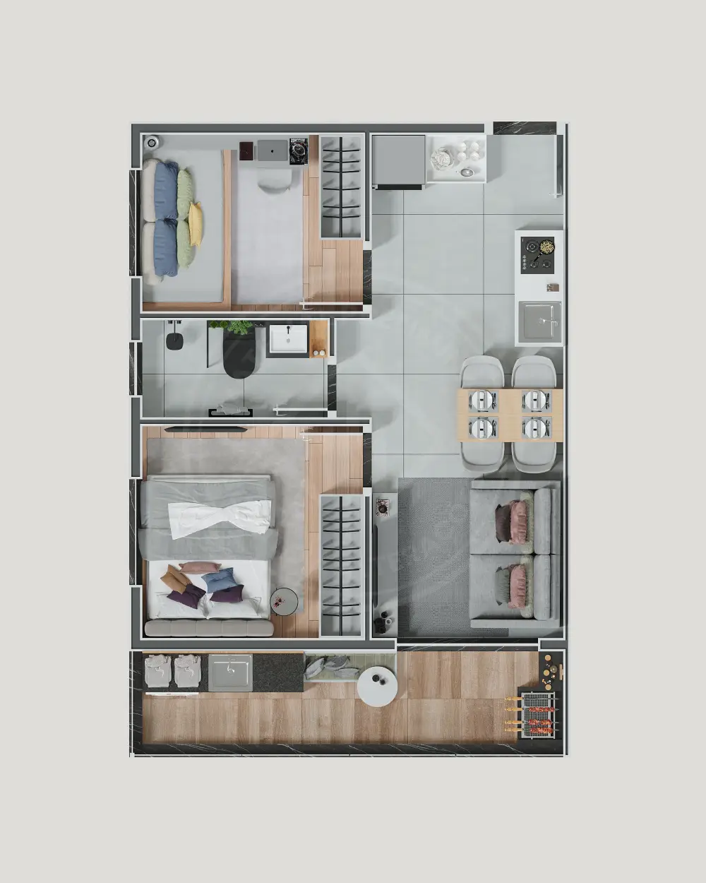 Apartamento à venda com 36m², 2 quartos sem vaga - 9
