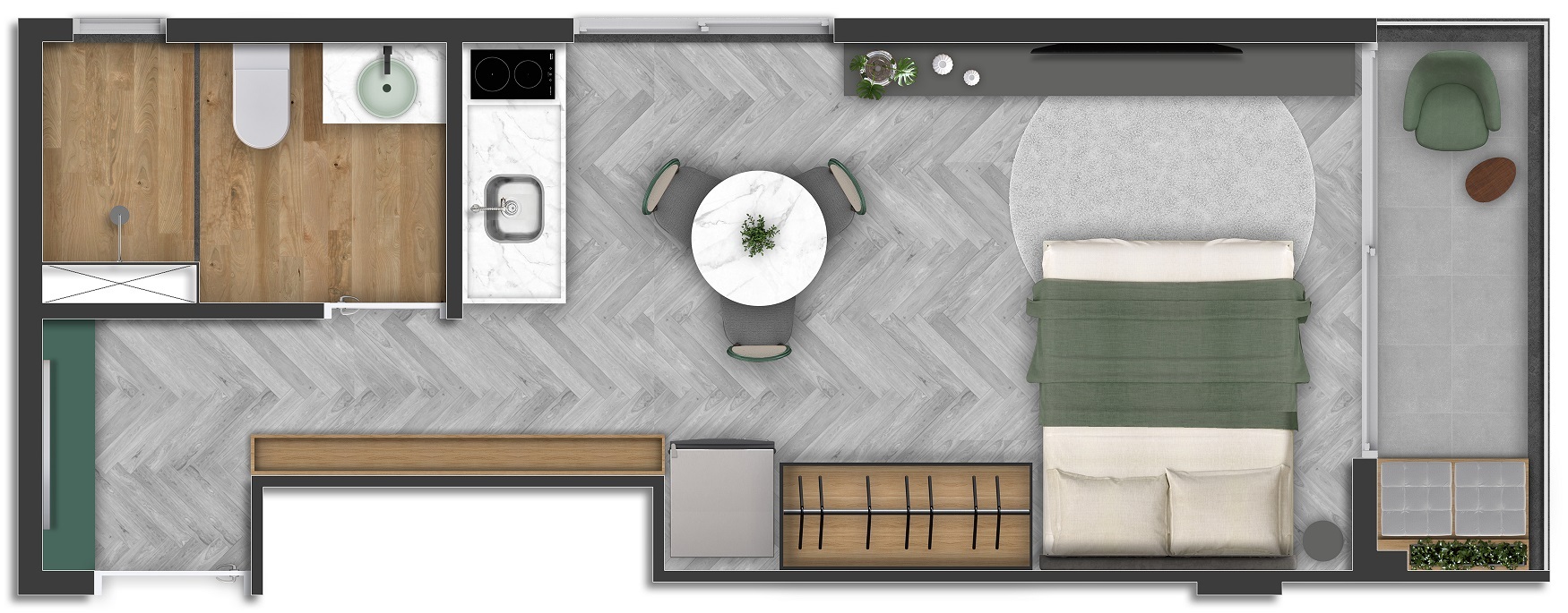 Apartamento à venda com 26m², 0 quartos sem vaga - 14