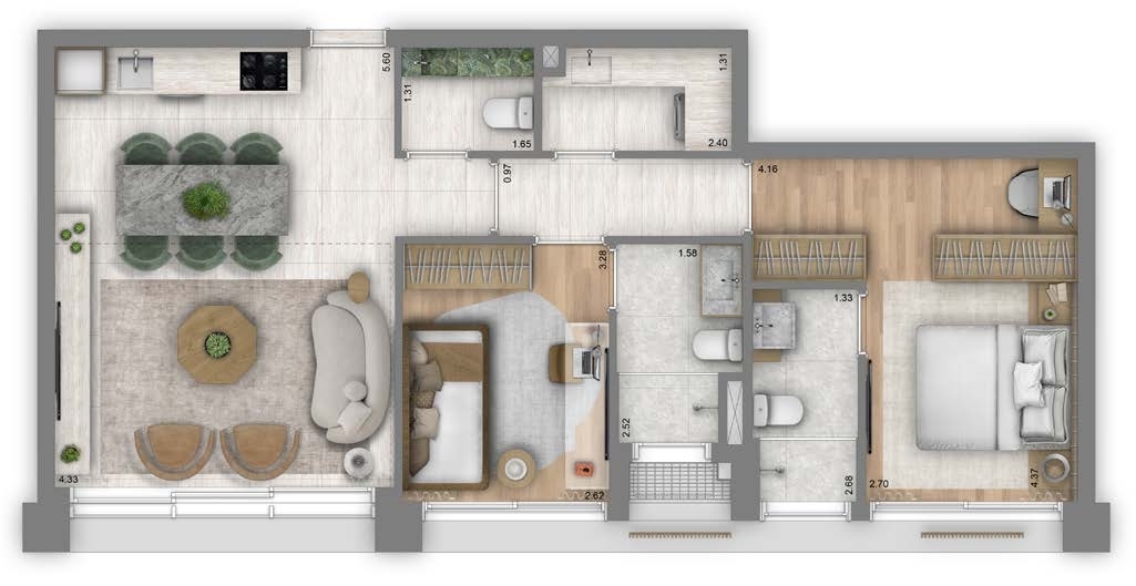 Apartamento à venda com 80m², 2 quartos com vaga - 29