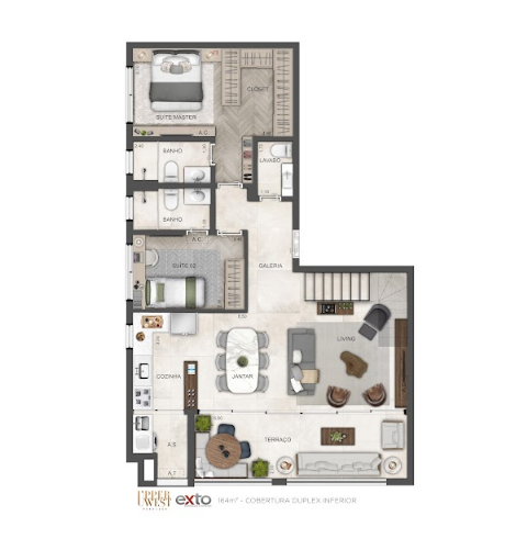 Apartamento à venda com 164m², 3 quartos com vaga - 16