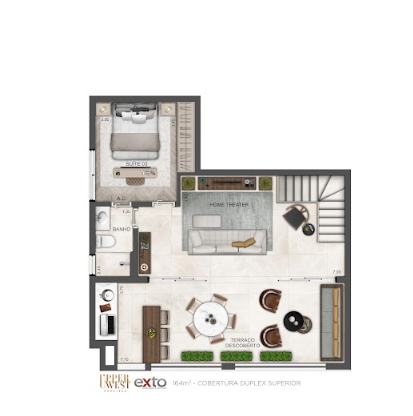 Apartamento à venda com 164m², 3 quartos com vaga - 17