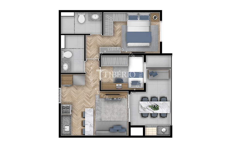 Apartamento à venda com 47m², 2 quartos com vaga - 24