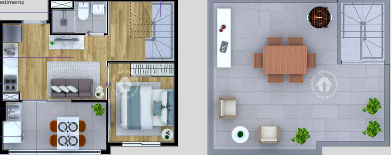 Apartamento à venda com 67m², 1 quarto sem vaga - 28