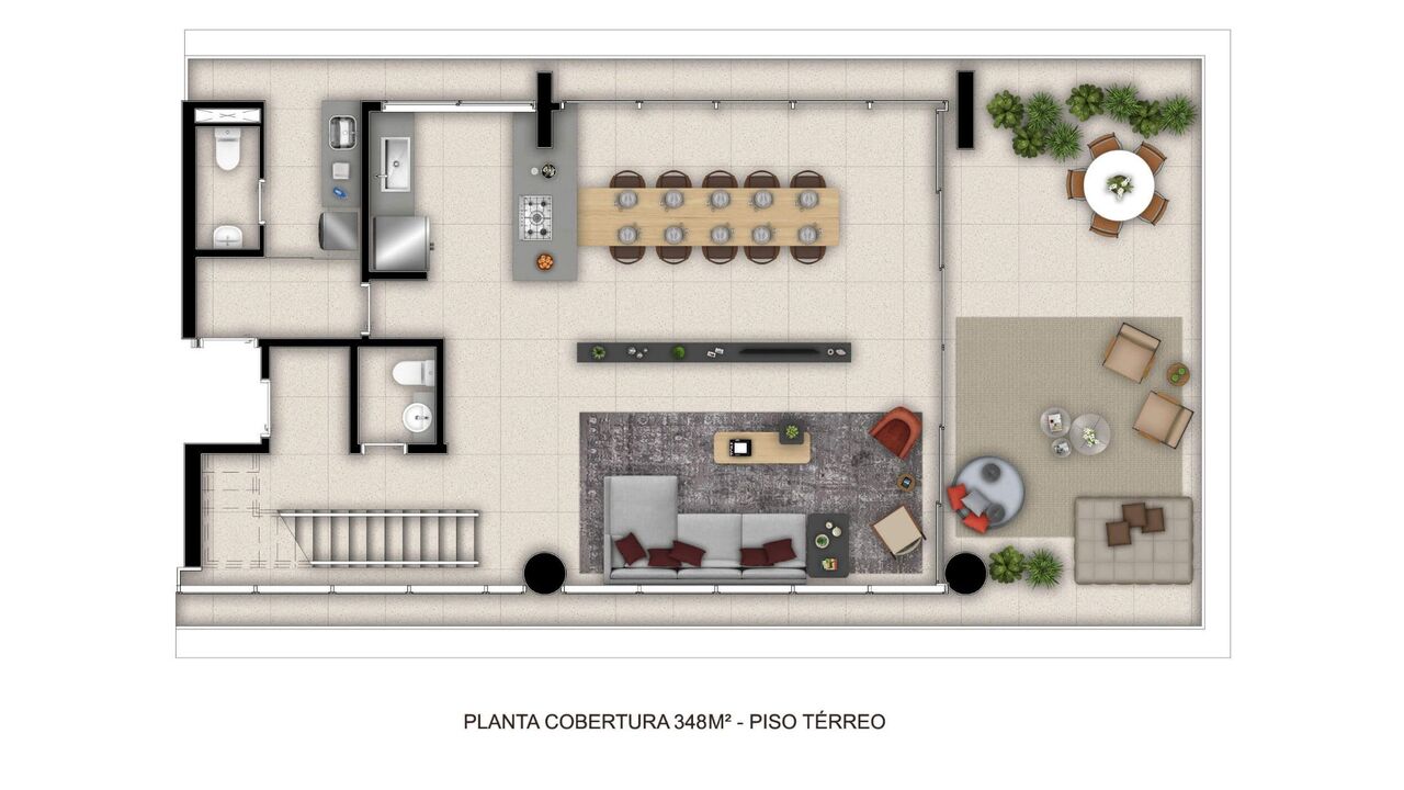 Apartamento à venda com 348m², 3 quartos com vaga - 25