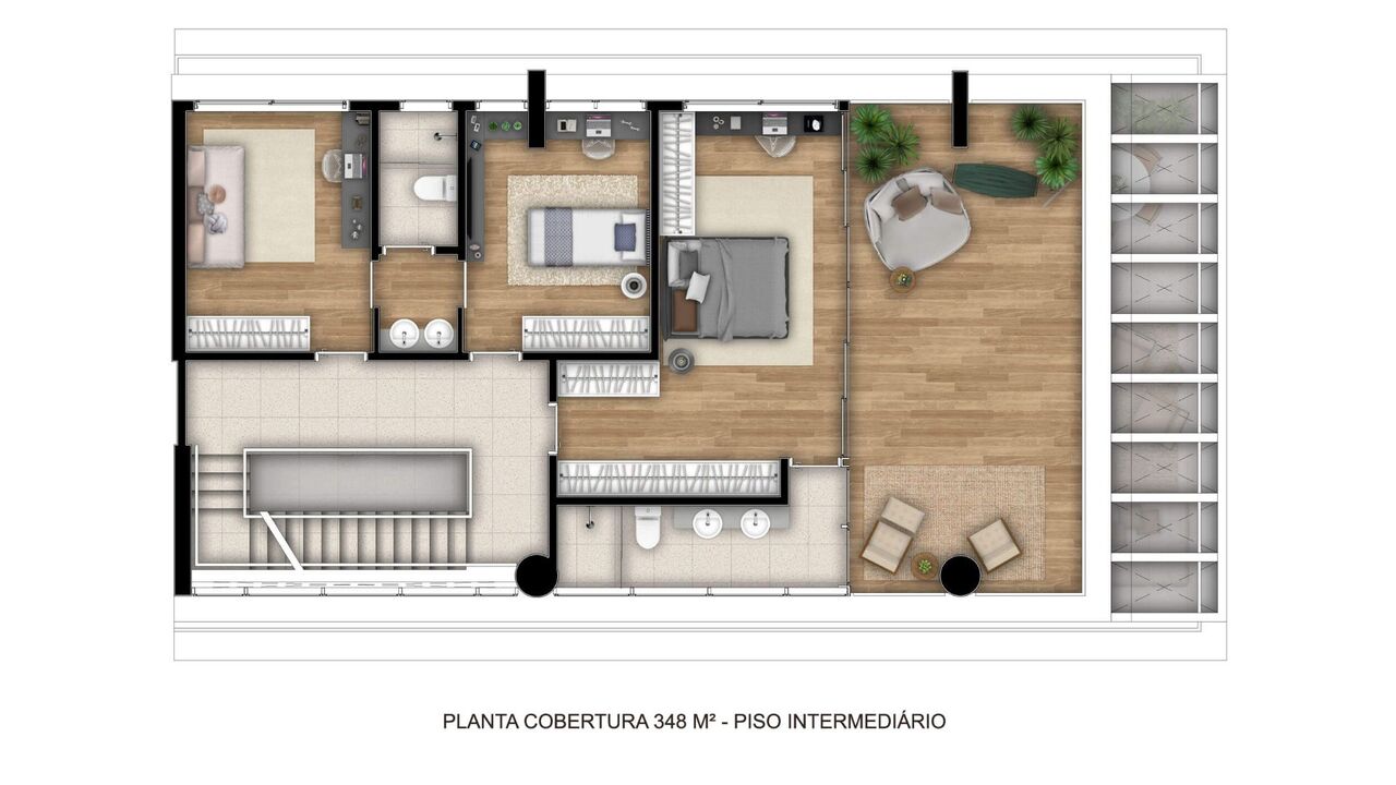 Apartamento à venda com 348m², 3 quartos com vaga - 26