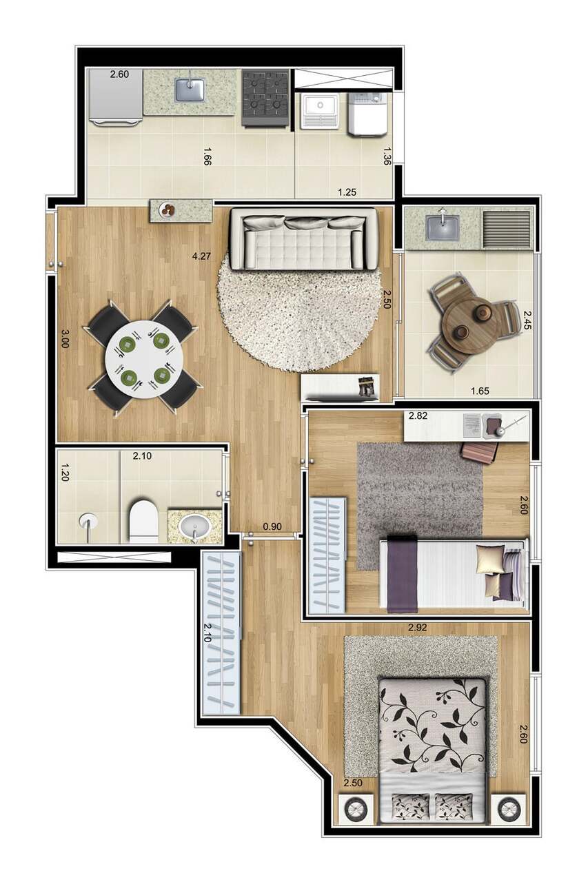 Apartamento à venda com 43m², 2 quartos com vaga - 10