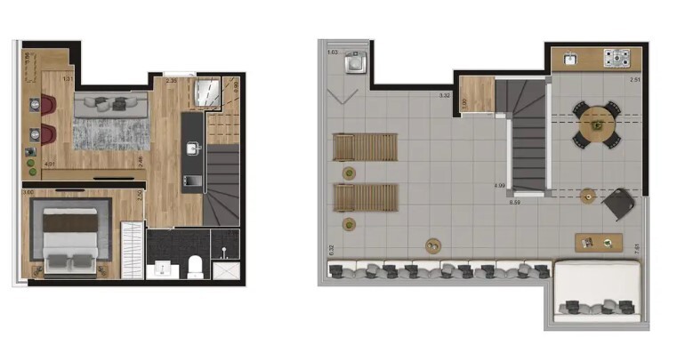 Apartamento à venda com 97m², 1 quarto com vaga - 16