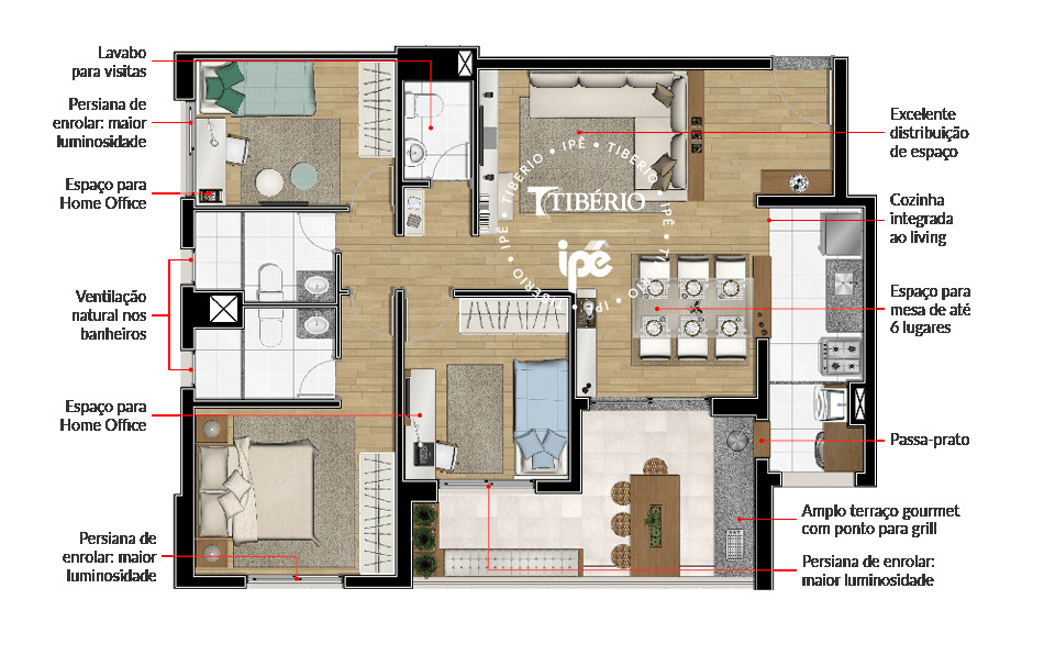 Apartamento à venda com 97m², 3 quartos com vaga - 28