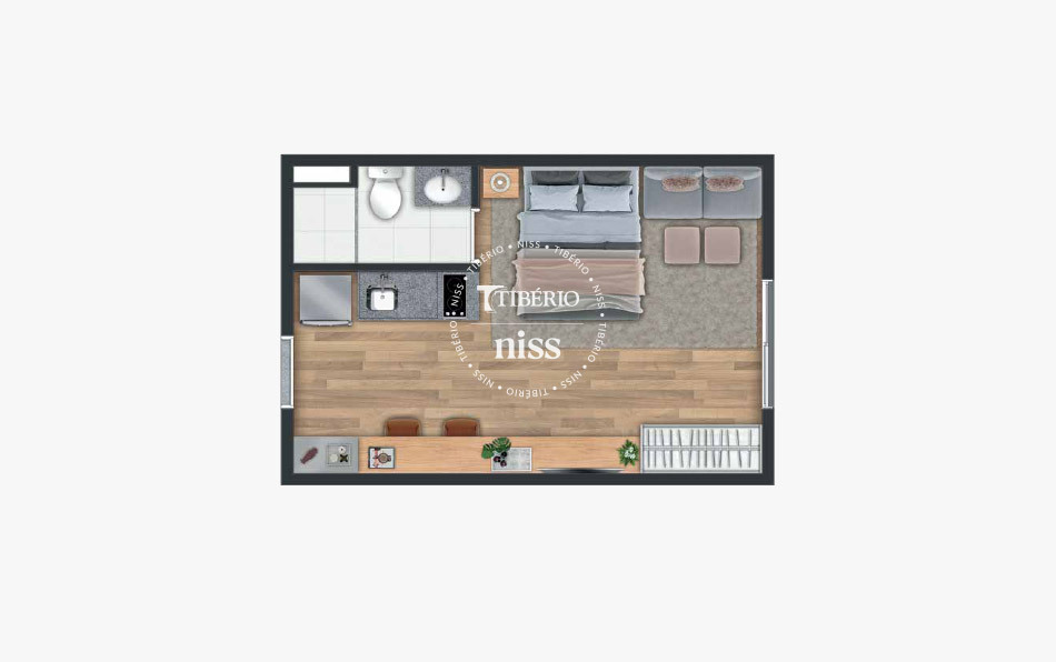 Studio à venda com 24m², 0 quartos sem vaga - 23