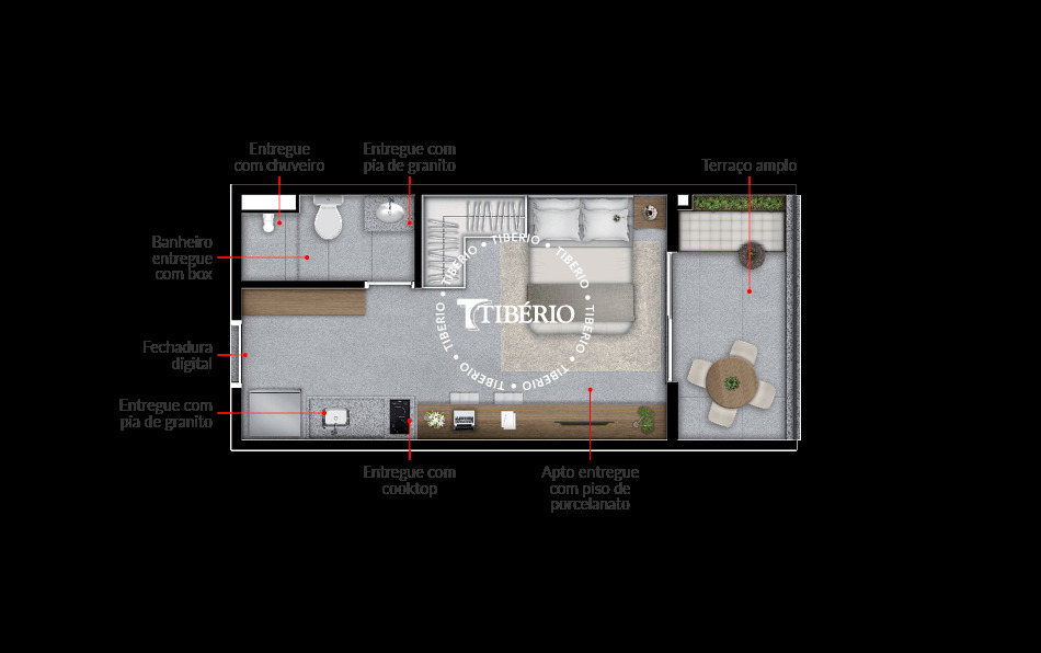 Studio à venda com 28m², 0 quartos sem vaga - 37
