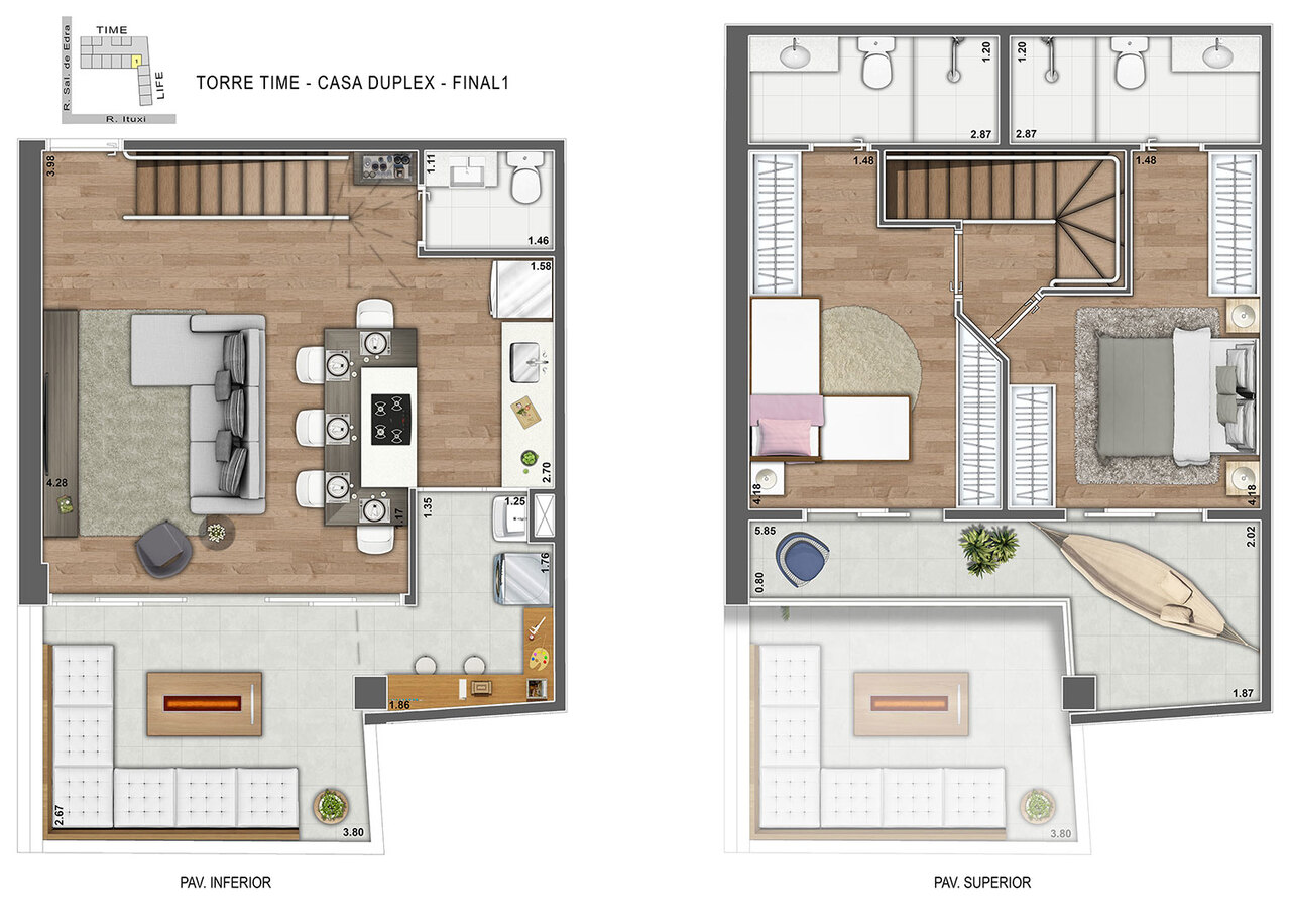 Apartamento à venda com 94m², 2 quartos com vaga - 22