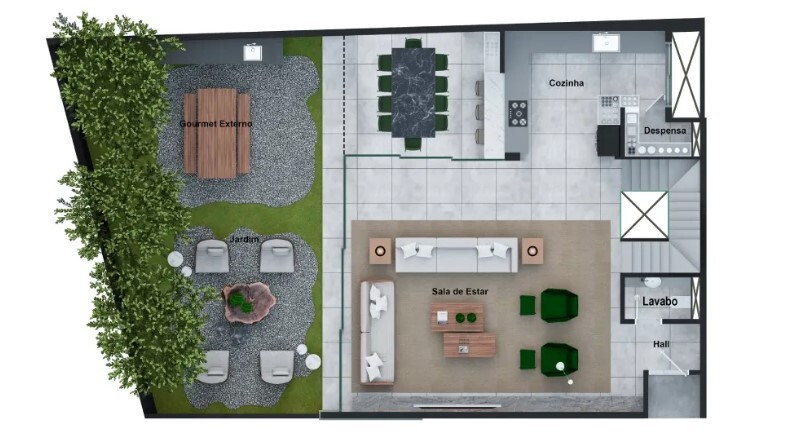 Apartamento à venda com 515m², 3 quartos com vaga - 17