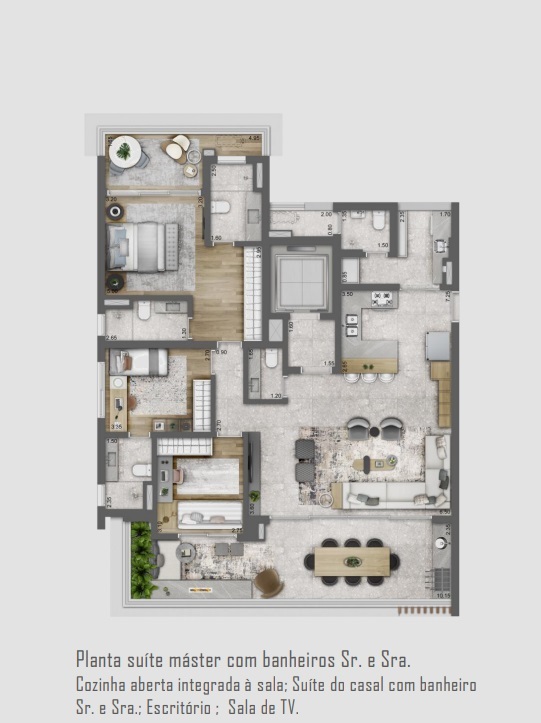 Apartamento à venda com 154m², 3 quartos com vaga - 40