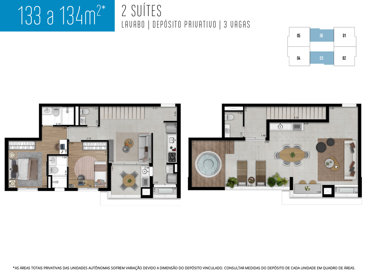 Apartamento à venda com 133m², 2 quartos com vaga - 35