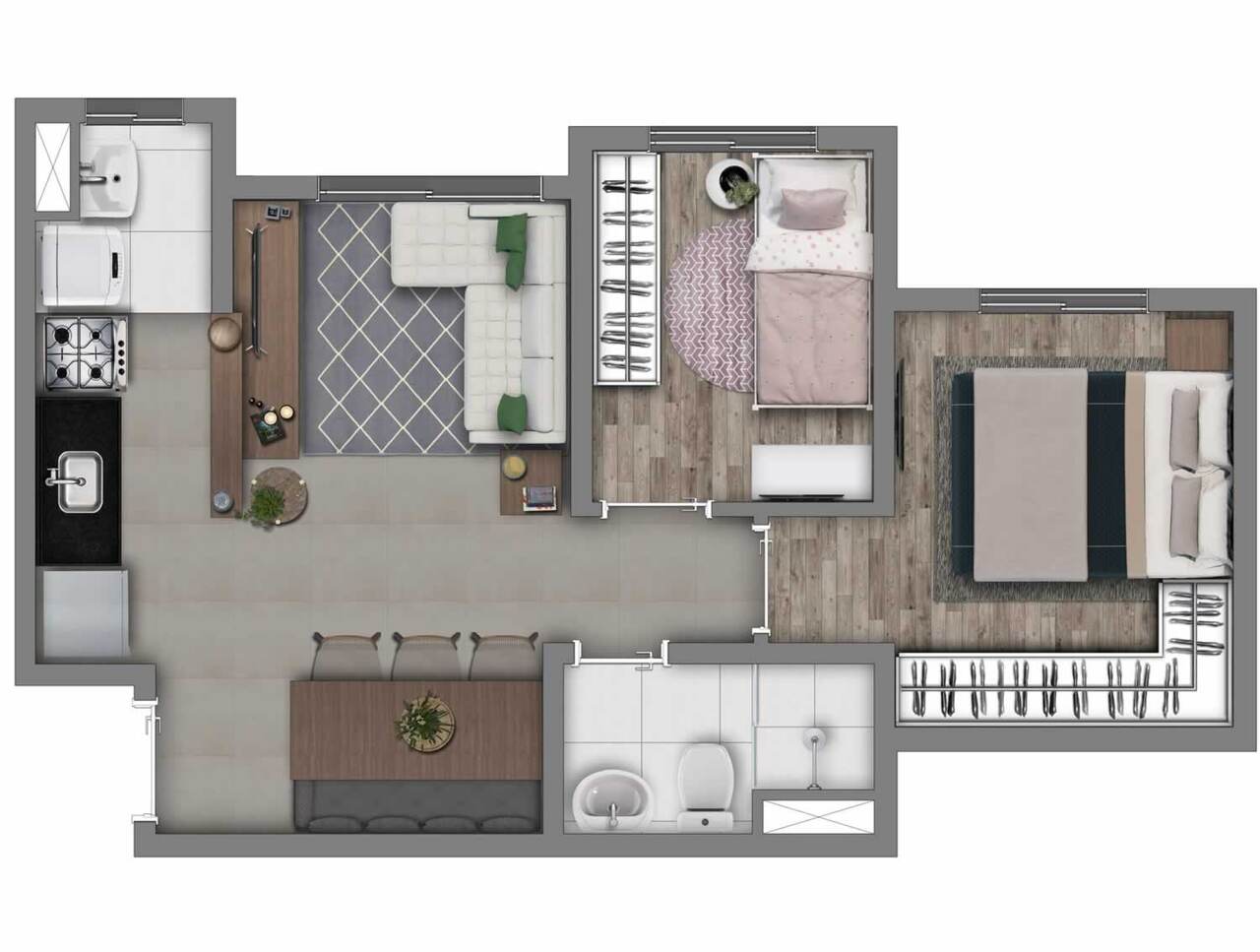 Apartamento à venda com 34m², 2 quartos com vaga - 18