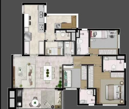 Apartamento à venda com 115m², 3 quartos com vaga - 12