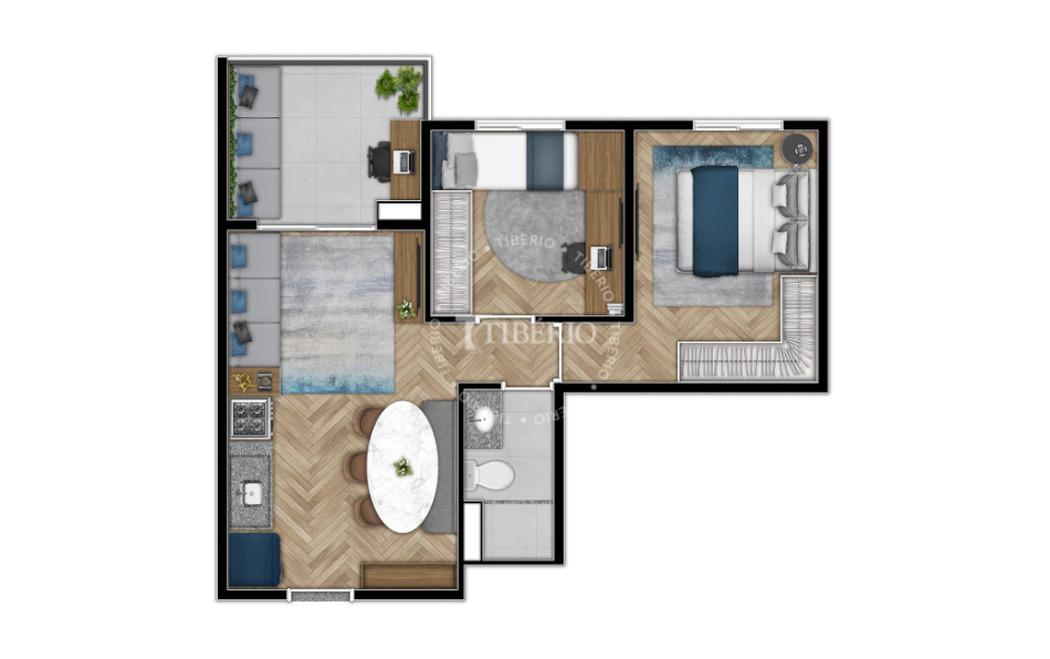 Apartamento à venda com 43m², 2 quartos com vaga - 29
