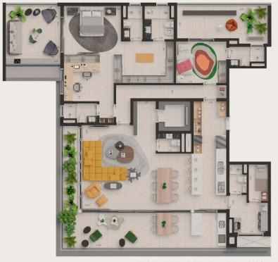 Apartamento à venda com 256m², 3 quartos com vaga - 18
