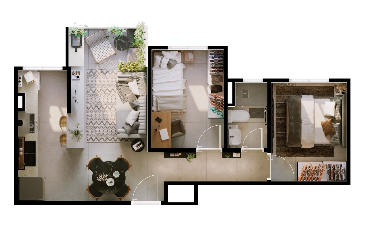 Apartamento à venda com 42m², 2 quartos sem vaga - 16