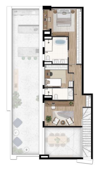 Apartamento à venda com 242m², 2 quartos com vaga - 22