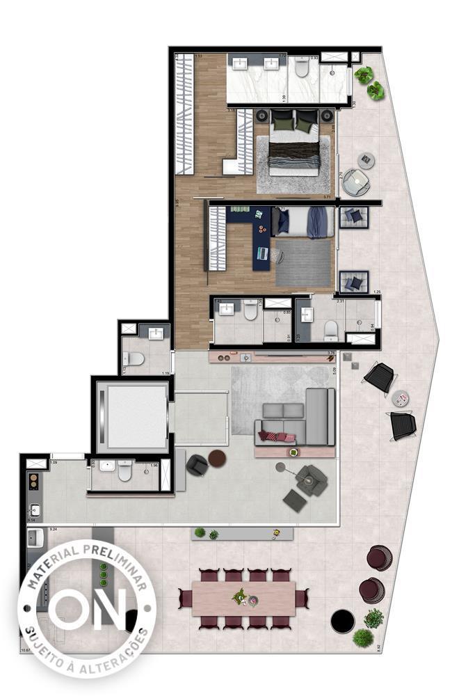 Apartamento à venda com 94m², 2 quartos com vaga - 26