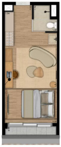 Studio à venda com 23m², 0 quartos sem vaga - 28