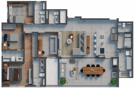 Apartamento à venda com 145m², 4 quartos com vaga - 13